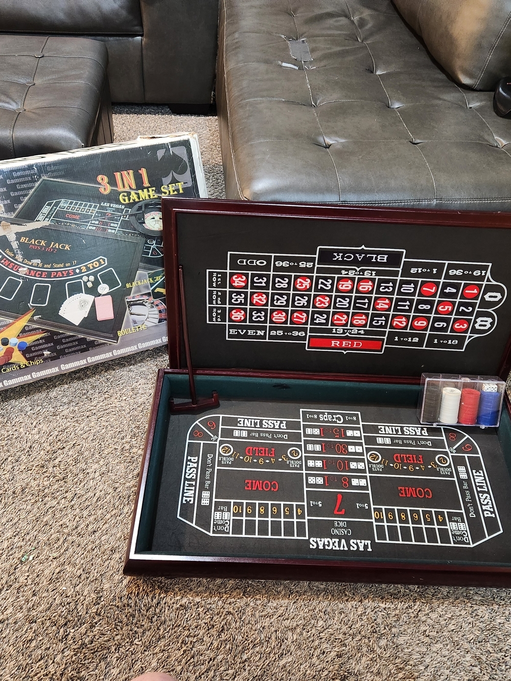 Gamma X 3-in-1 Casino Game Set